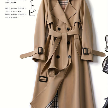 Britse Zwarte Trenchcoat Dames