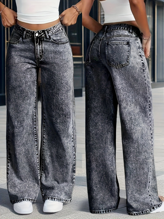 Vintage Hoge Taille Denim Jeans