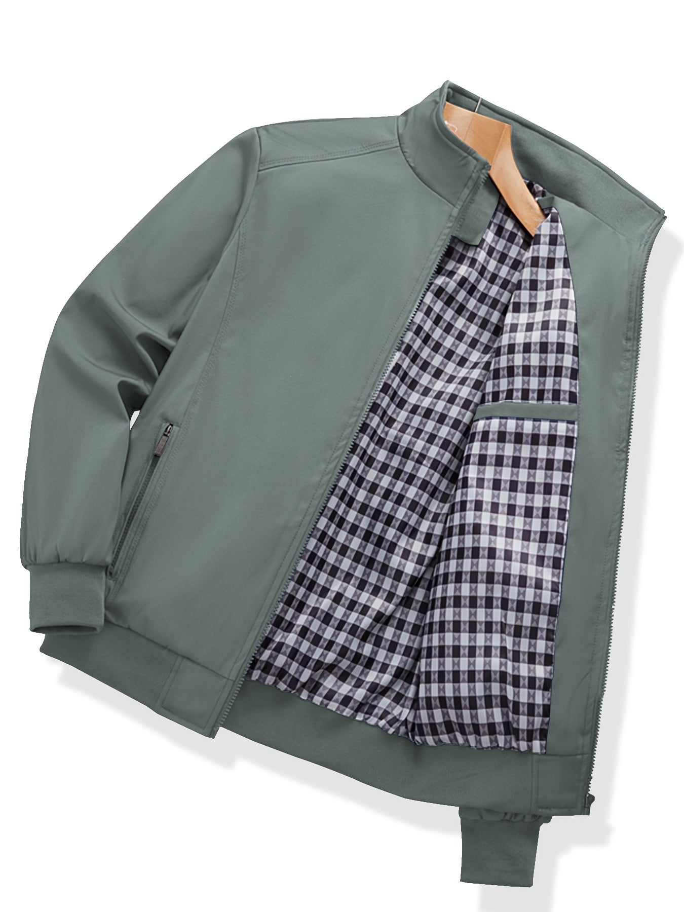 Heren Lichtgewicht Windbreaker - Urban Grijze Stijl