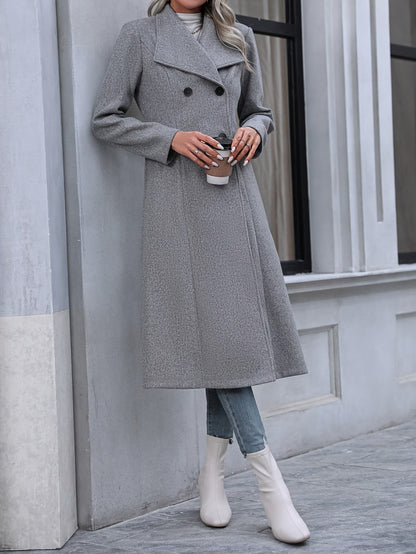 Grijze Dames Overjas