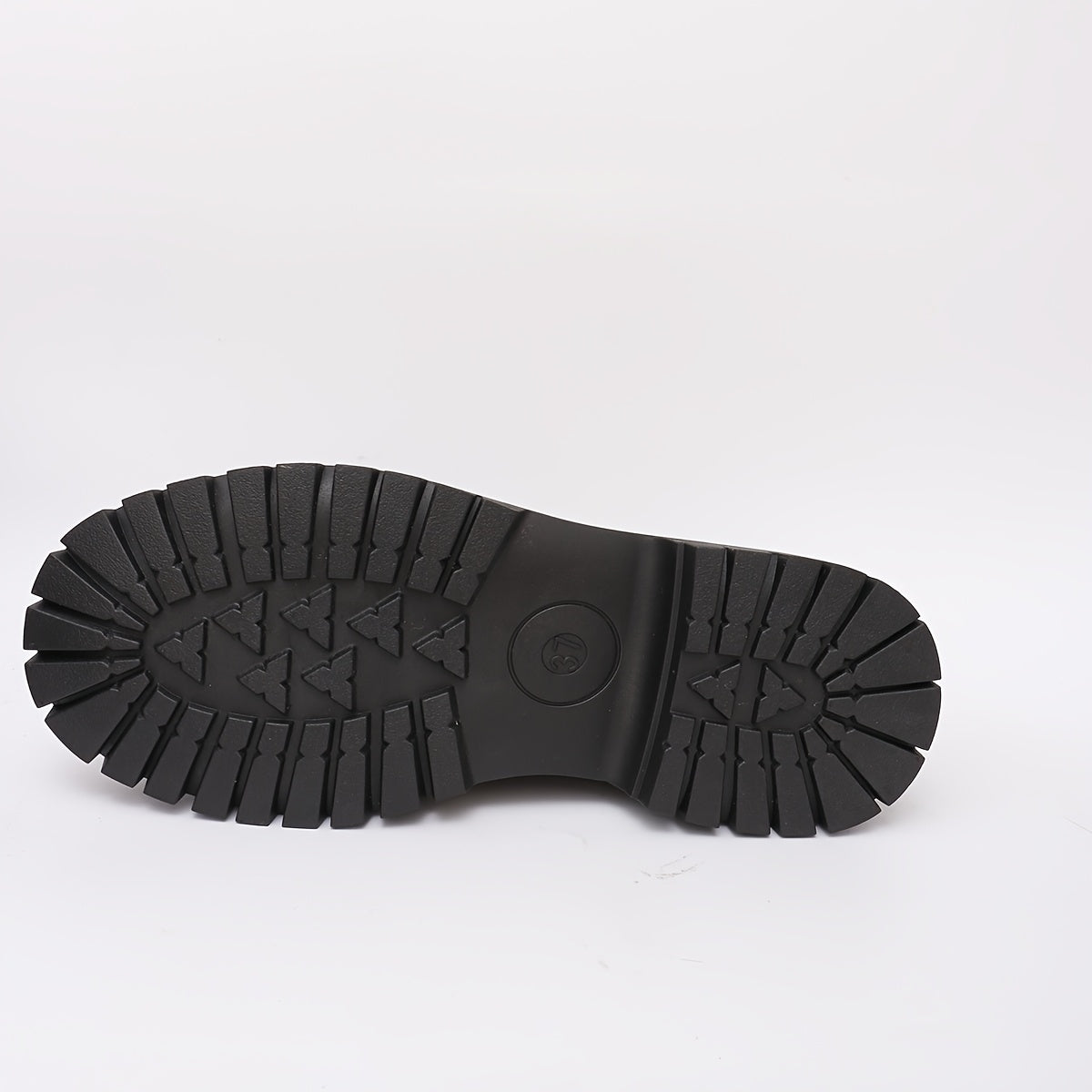 Dames Chic Zwarte PU Enkelboots