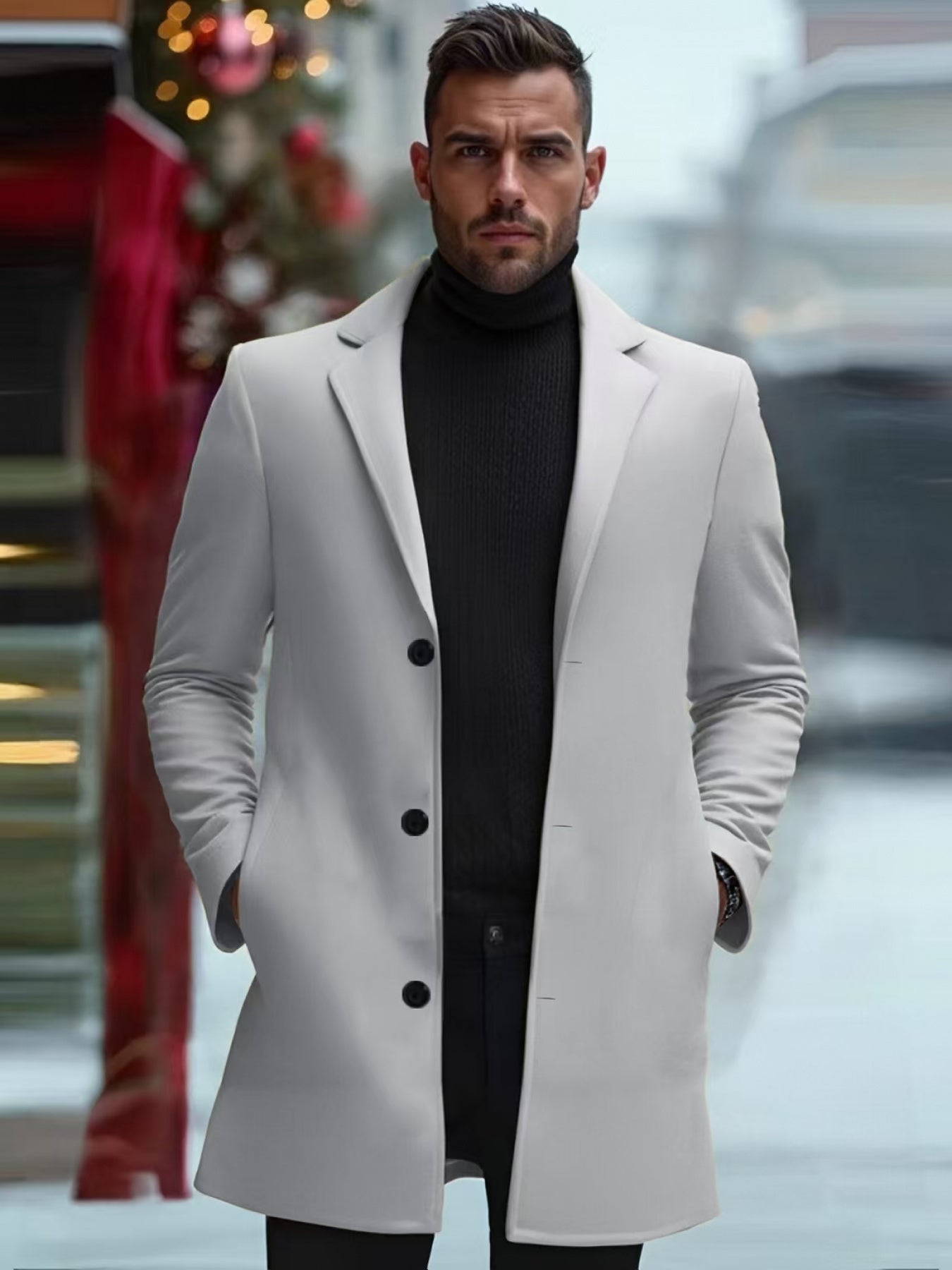 Heren Trenchcoat - Tijdloos Beige