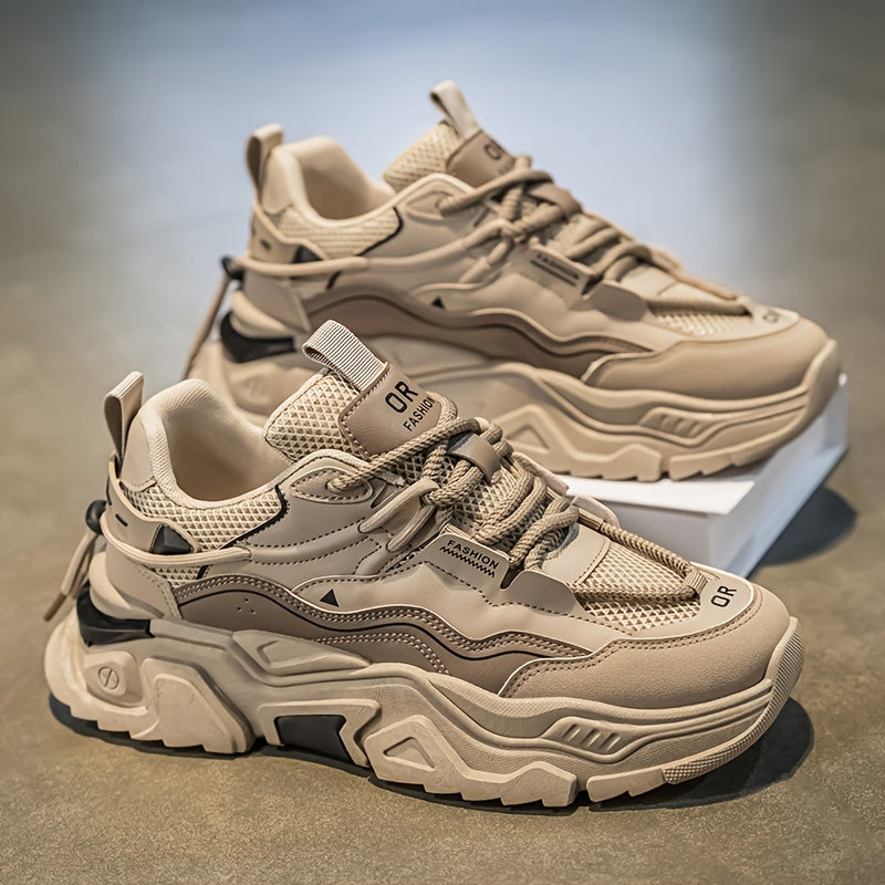 AOPLUS Heren Low-Top Cross-Training Sneakers - Zwart-Wit Dynamiek