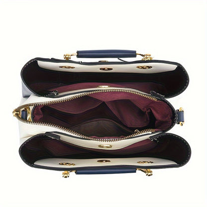 Color-Block Dames Tote Bag