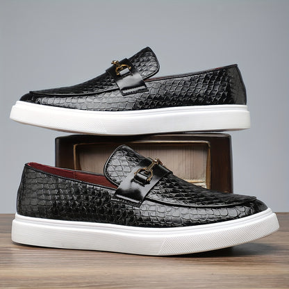 Heren Casual Low-Top Slip-On Schoenen - Tijdloos Zwart