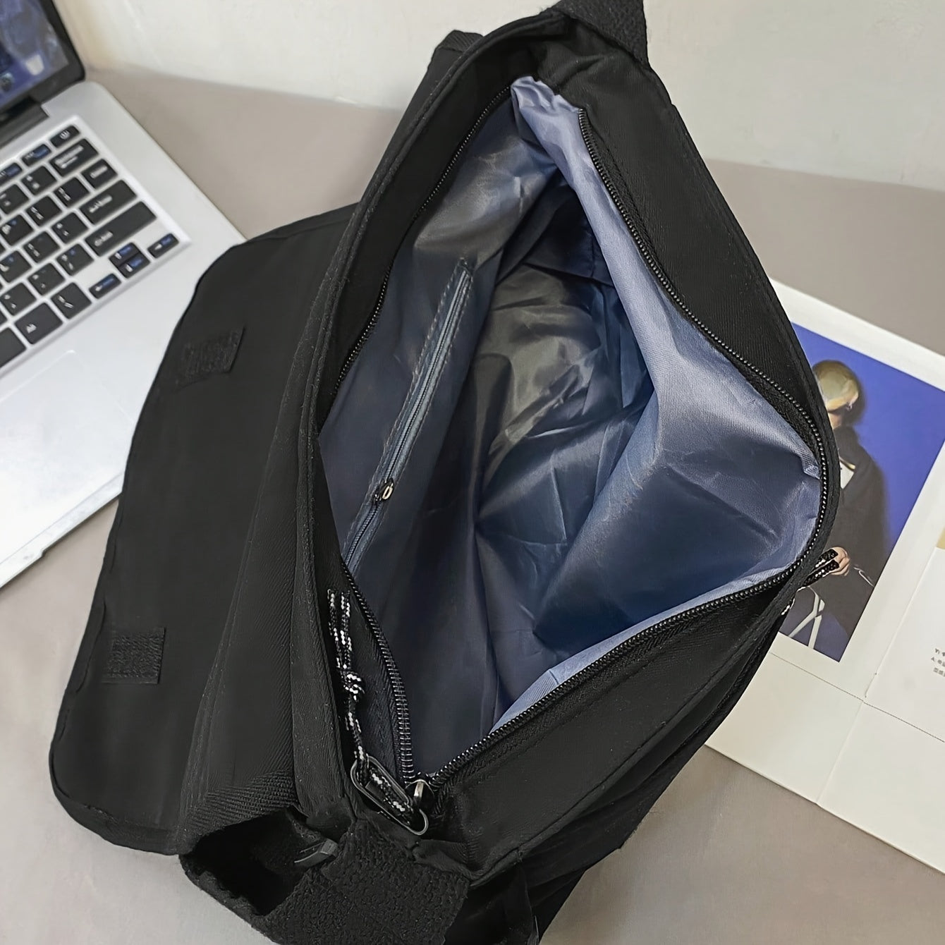 Nylon Messenger Sling Bag