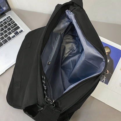 Nylon Messenger Sling Bag