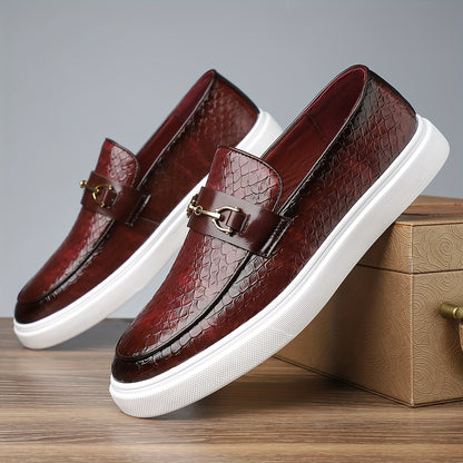 Heren Casual Low-Top Slip-On Schoenen - Tijdloos Zwart