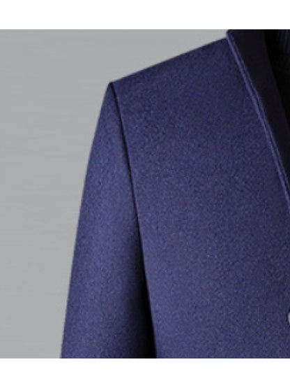 Heren Tweed Blazer - Bourgondische Raffinement