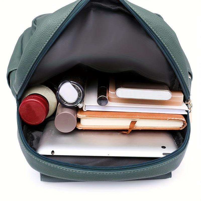 Groene PU Damesrugzak