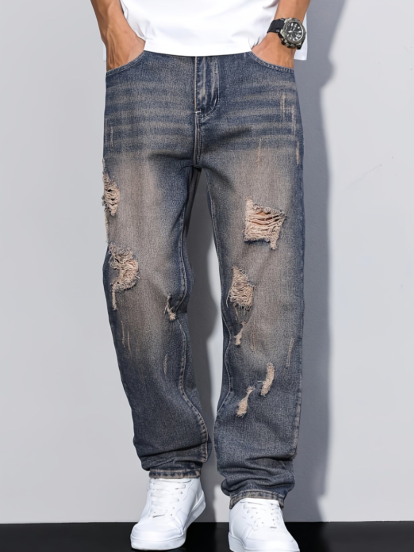 Heren High-End Harlan Jeans - Washed Edge