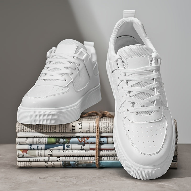 Heren Casual Sneakers - Zwart-Wit Urban Pulse