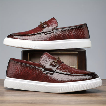 Heren Casual Low-Top Slip-On Schoenen - Tijdloos Zwart