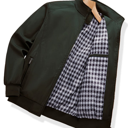 Heren Lichtgewicht Windbreaker - Urban Grijze Stijl