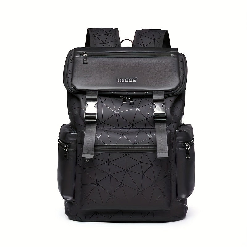 Zwarte Unisex Crocodile Textuur Rugzak