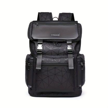 Zwarte Unisex Crocodile Textuur Rugzak