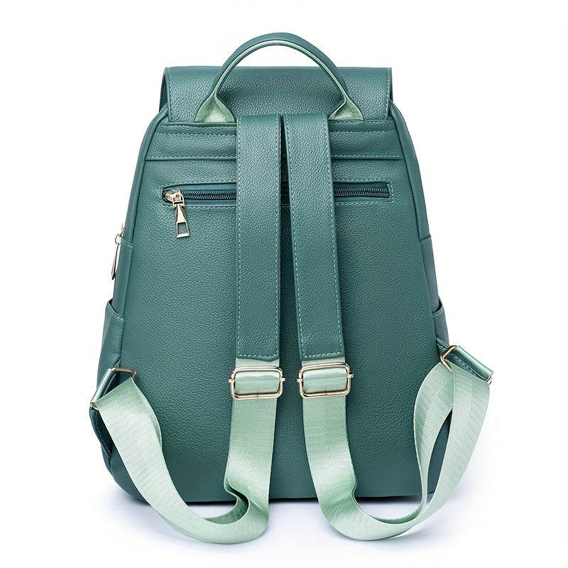 Groene PU Damesrugzak