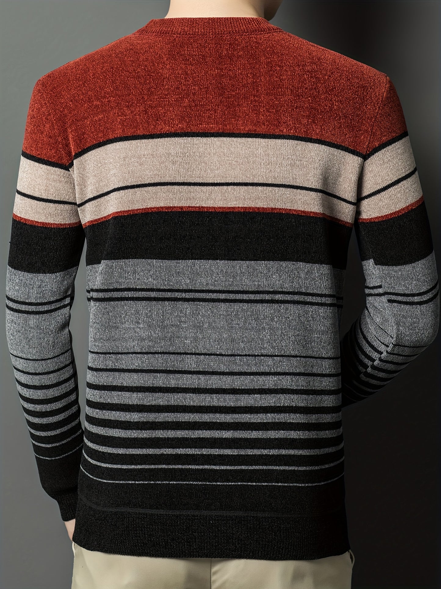 Winter Thermal Fleece-Lined Sweater