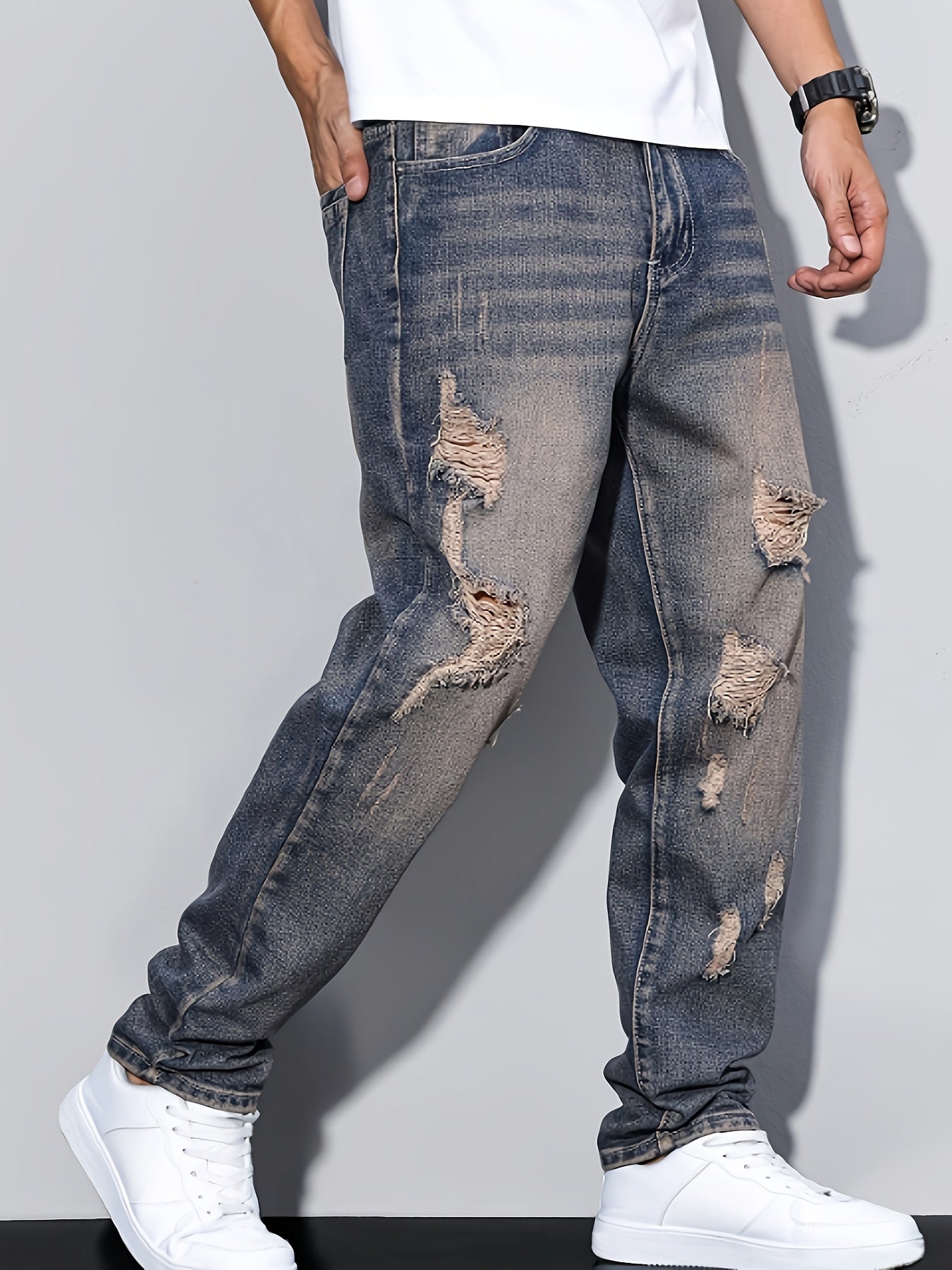 Heren High-End Harlan Jeans - Washed Edge