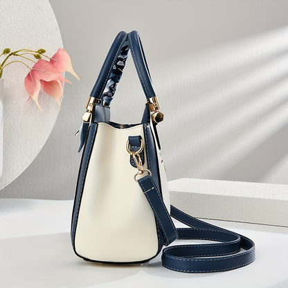 DZY Florale Navy Handtas