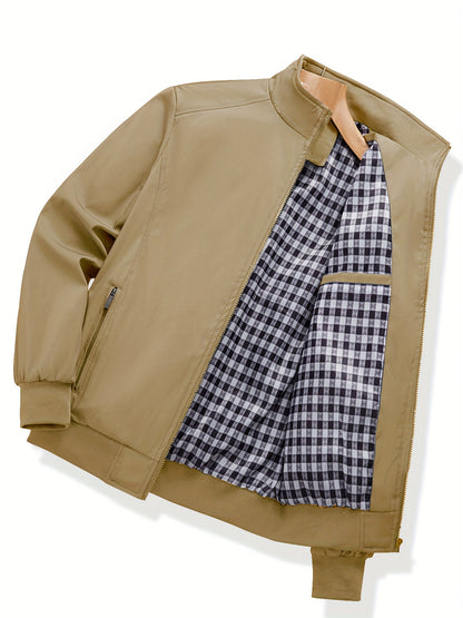 Heren Lichtgewicht Windbreaker - Urban Grijze Stijl