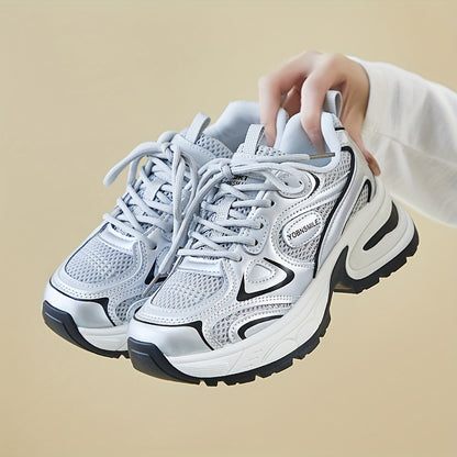 Skate Sneakers - Marine & Wit