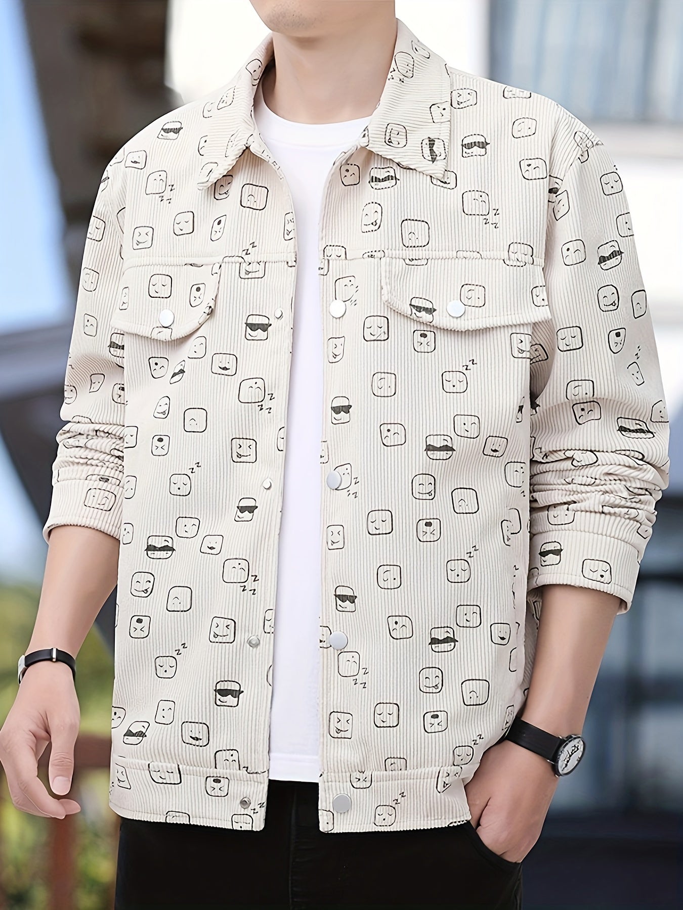 Casual Corduroy Jacket