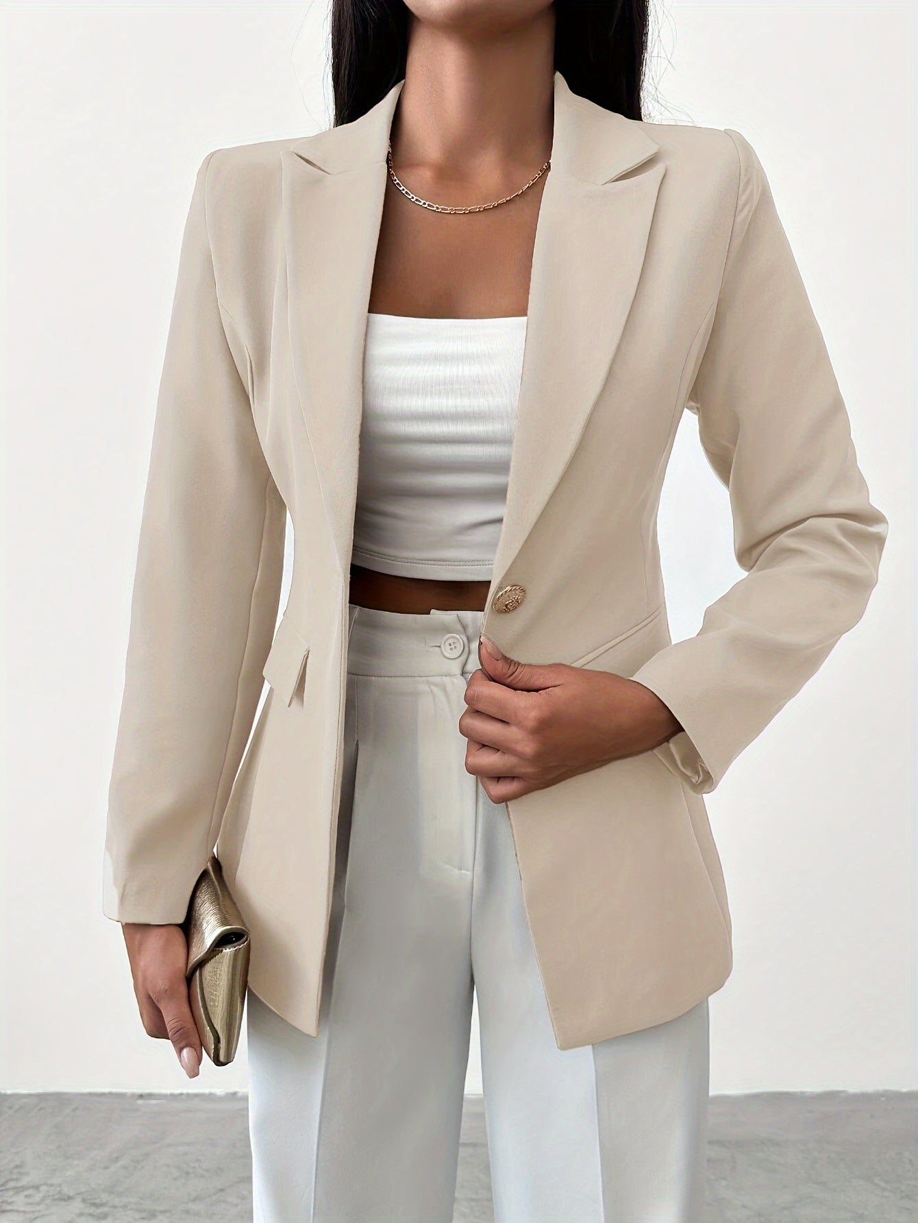 Beige Silhouette Damesblazer