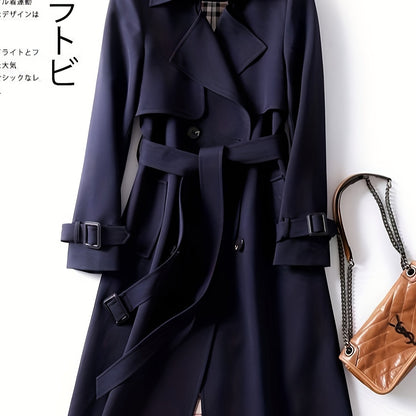 Britse Zwarte Trenchcoat Dames