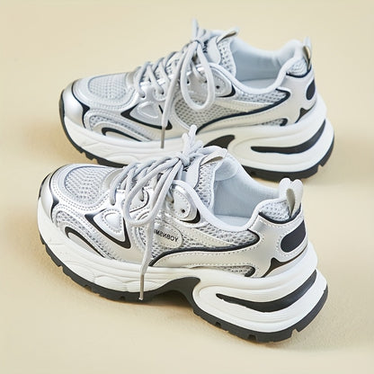 Skate Sneakers - Marine & Wit