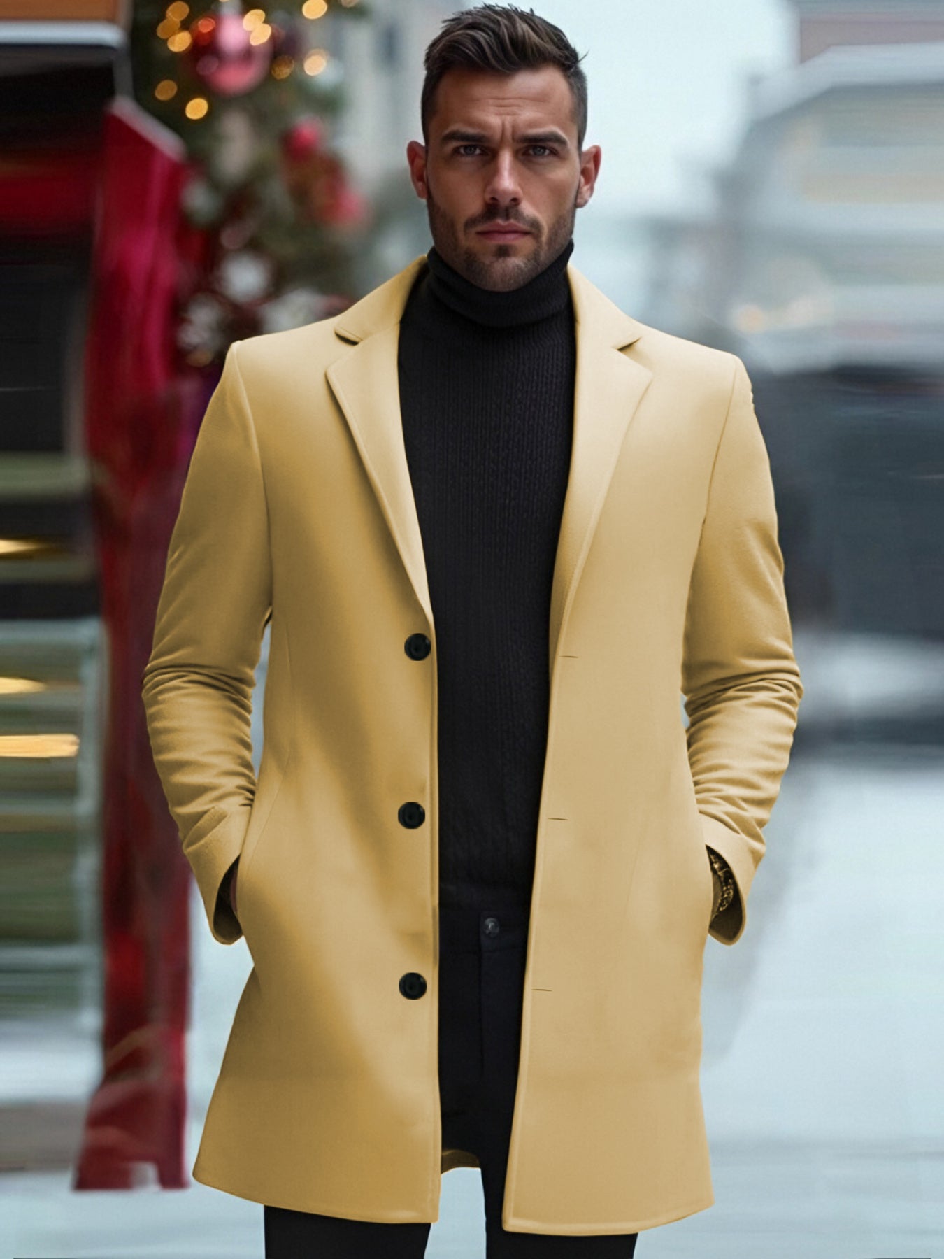 Heren Trenchcoat - Tijdloos Beige