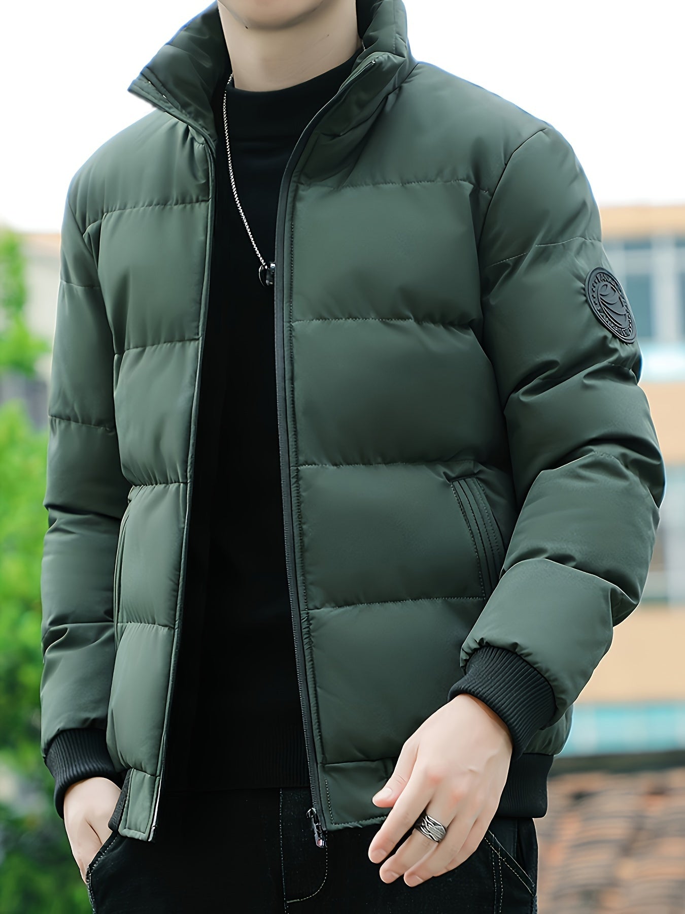 Zwarte Puffer Jacket