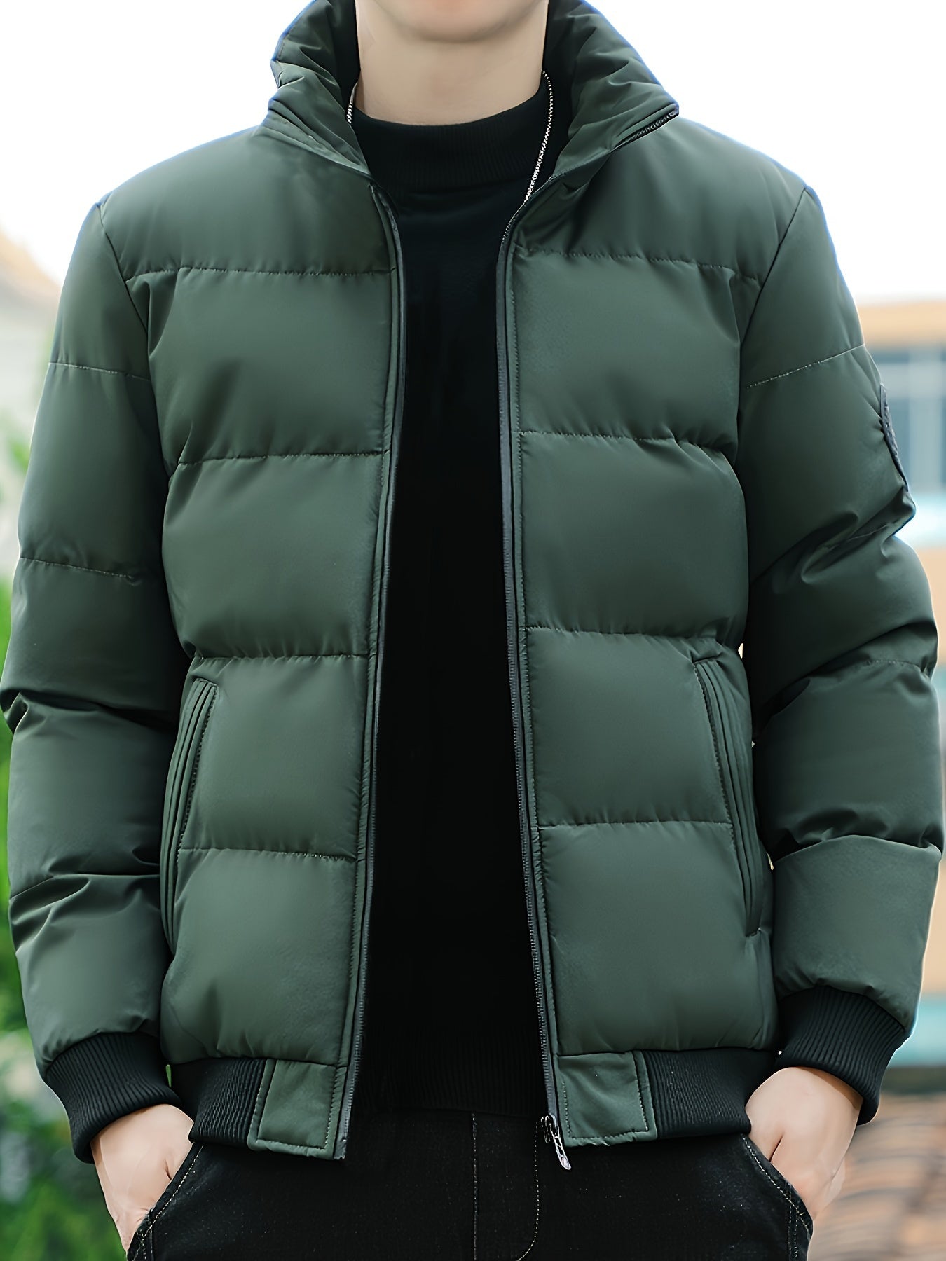 Zwarte Puffer Jacket