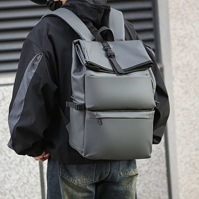 Zwarte Oxford Rugzak