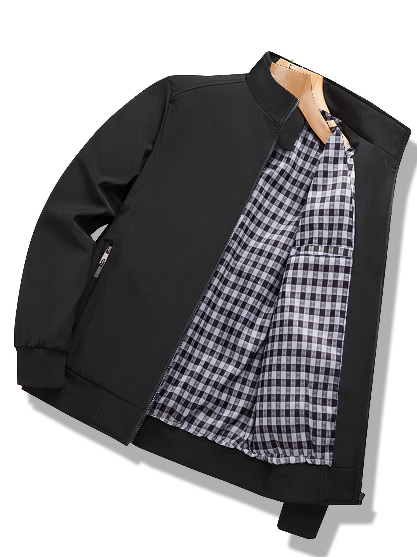 Heren Lichtgewicht Windbreaker - Urban Grijze Stijl