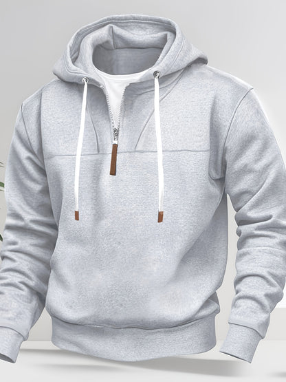 American Heavyweight Hoodie - Cozy Half-Zip