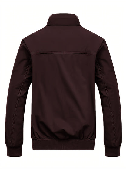 Heren Lichtgewicht Windbreaker - Urban Grijze Stijl