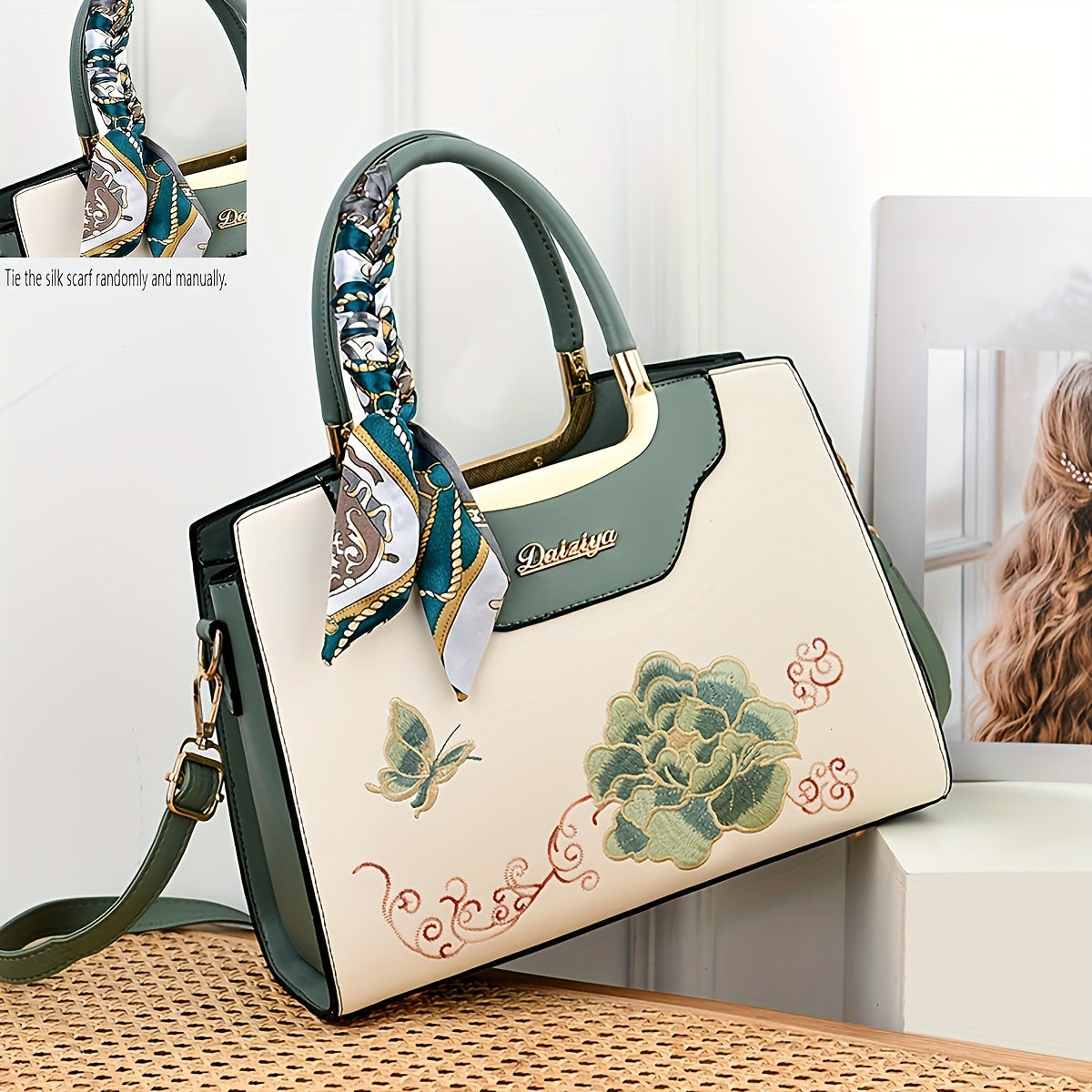 Etnische Geborduurde Dameshandtas